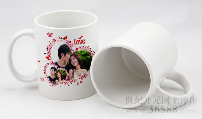 個(gè)性照片白杯